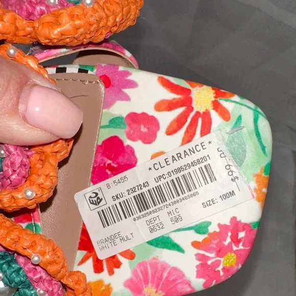 Betsey Johnson Brandee Sandals Size 10 - Picture 5 of 6